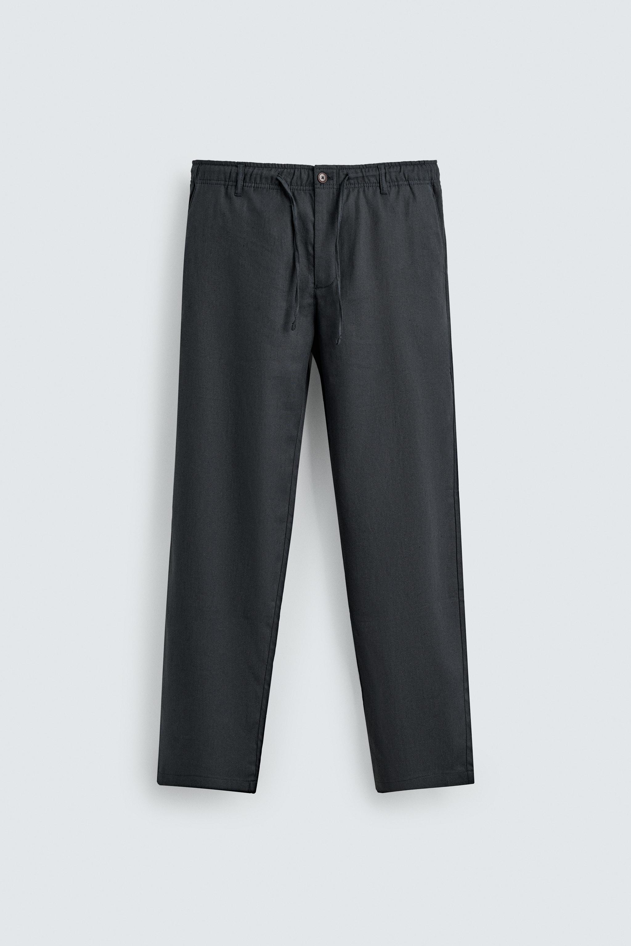 PANTALON COUPE DÉCONTRACTÉE COTON - LIN